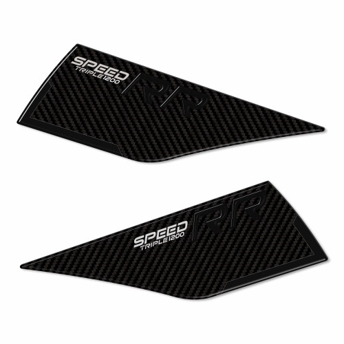 Adesivi 3D Serbatoio Laterali compatibili con Triumph Speed Triple 1200 RR 2