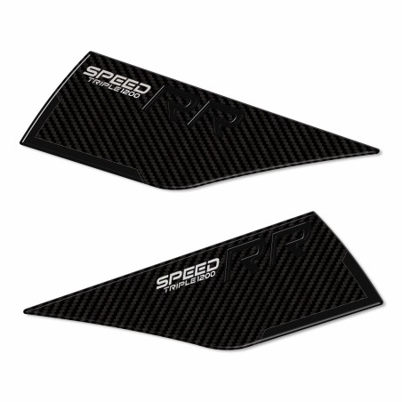 Adesivi 3D Serbatoio Laterali compatibili con Triumph Speed Triple 1200 RR
