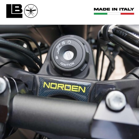 Adesivi 3D tappo serbatoio chiave moto compatibili con Husqvarna Norden 901 2023