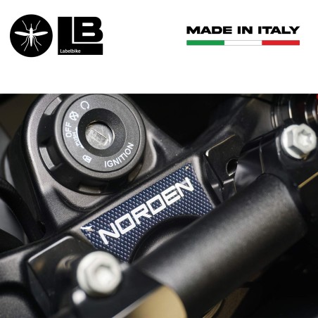 Adhesivos 3D para tapa de depósito y llave de moto compatibles con Husqvarna Norden 901