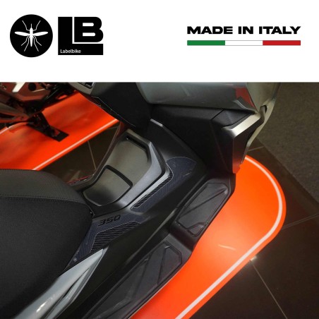 Stickers 3D tunnel central zone latérale compatible avec Honda Forza 350 2022-25