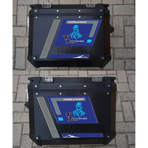 Adhesivos para maletas laterales de moto en gel de resina 3D compatibles con Yamaha Tenere 700 2023