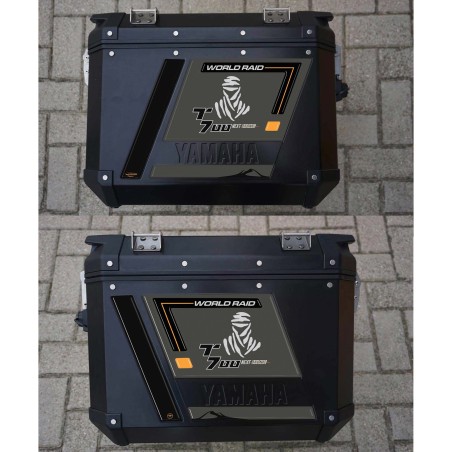 Adhesivos para maletas laterales de moto en gel de resina 3D compatibles con Yamaha Tenere 700 2023