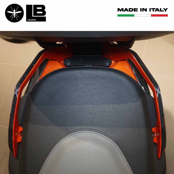 Adesivi gel 3D Maniglie con BAULETTO compatibili con Kymco DTX 360 125 300 350