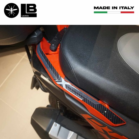 Adesivi gel 3D Maniglie con BAULETTO compatibili con Kymco DTX 360 125 300 350