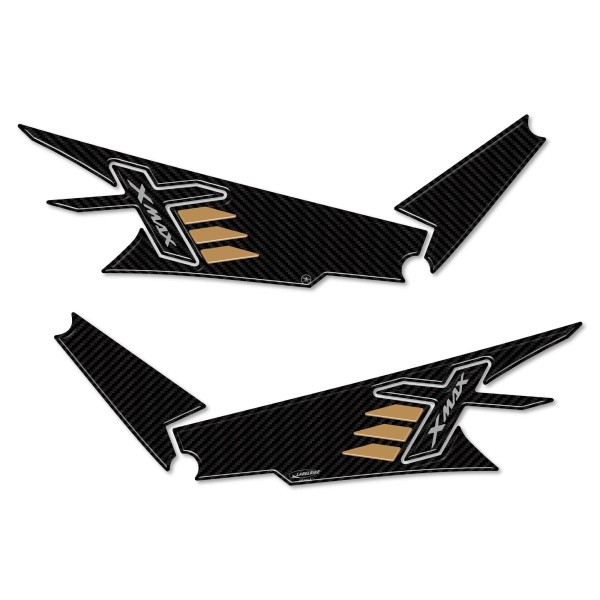 Adesivi gel 3D protezioni boomerang compatibili con Yamaha Xmax 125-300 dal 2023
