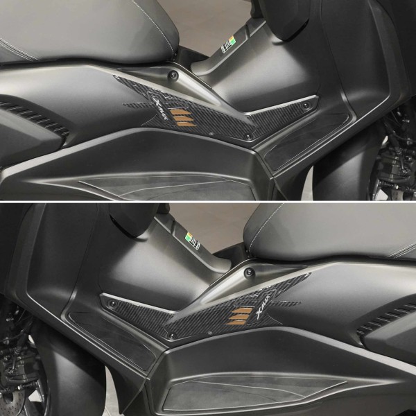 Adesivi gel 3D protezioni boomerang compatibili con Yamaha Xmax 125-300 dal 2023