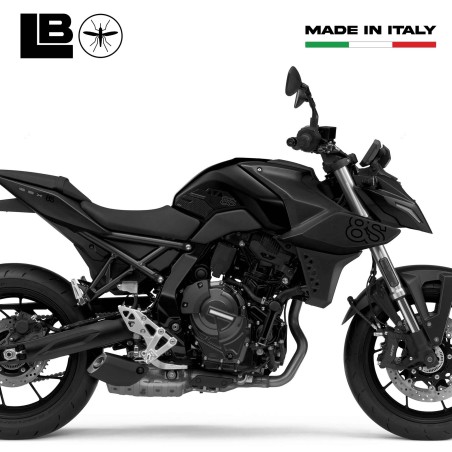 Adesivi 3D protezioni laterali serbatoio moto compatibili con Suzuki GSX-8S