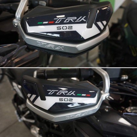 Adesivi Gel 3D Protezioni Paramani moto compatibili con Benelli TRK 502