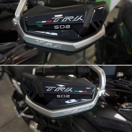 Adesivi Gel 3D Protezioni Paramani moto compatibili con Benelli TRK 502