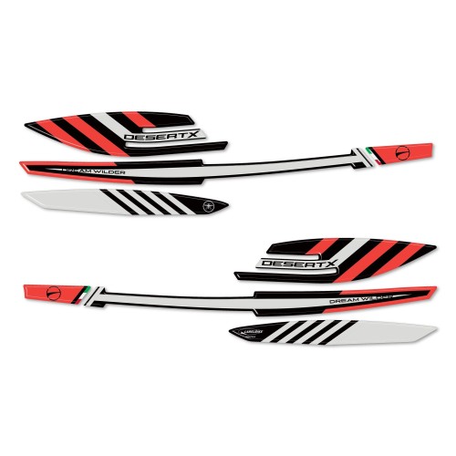 Pegatinas 3D Gel 3D Guardamanos moto compatible con Ducati Desertx 2023-2025 2