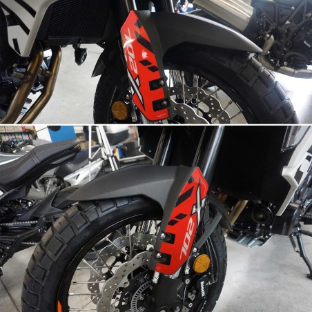 Adesivi gel 3D protezioni parasteli moto compatibili con Benelli TRK 702X