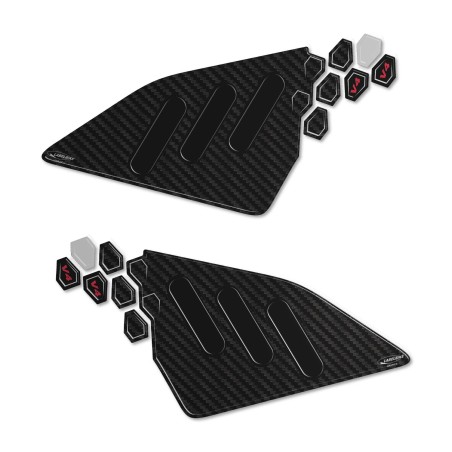 Adesivi Gel 3D Protezioni sottosella moto compatibili con Ducati Diavel v4 2023