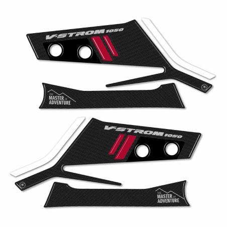 Adesivi in gel 3D protezioni paramani moto compatibili con Suzuki V-Strom 1050