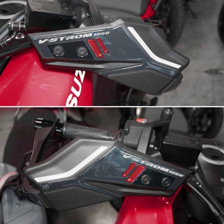 Adesivi in gel 3D protezioni paramani moto compatibili con Suzuki V-Strom 1050