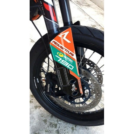 ADESIVI in GEL 3D PROTEZIONI PARASTELI per MOTO compatibili KTM 790 ADVENTURE R 