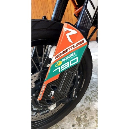 ADESIVI in GEL 3D PROTEZIONI PARASTELI per MOTO compatibili KTM 790 ADVENTURE R 