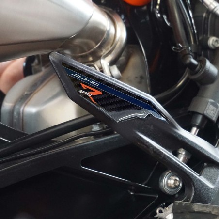 Adesivi in resina 3D per battitacco moto compatibili con KTM 890 Duke R 2022-23