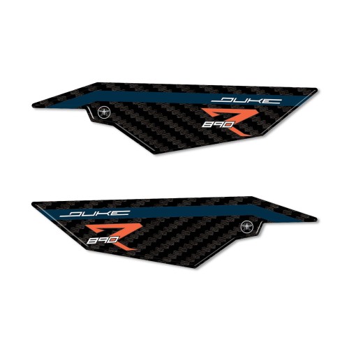 3D resin stickers for motorbike heel pad compatible with KTM 890 Duke R 2022-23 2