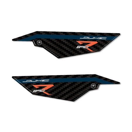 Adesivi in resina 3D per battitacco moto compatibili con KTM 890 Duke R 2022-23