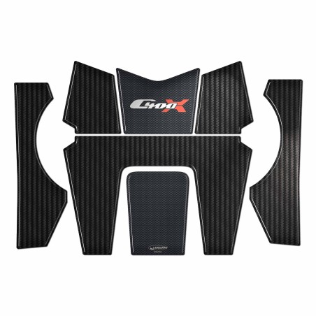 Pegatinas de gel de resina 3D Protector de estribo central compatible con BMW C400X