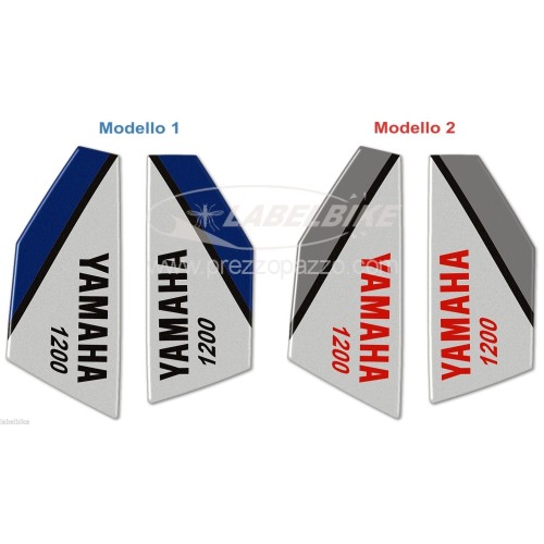 ADESIVI LATERALI in RESINA 3D compatibile per MOTO Yamaha SUPER TENERE 2 Colori