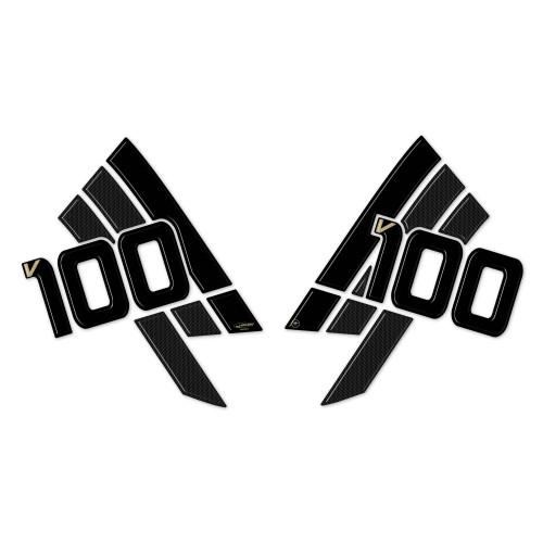 Adhesivos laterales de depósito compatibles con Moto Guzzi V100 Mandello 2022 - 2025 2