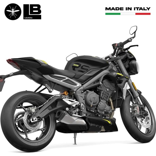 Tank Side Stickers compatible with Triumph Street Triple 765 RS 2017-22 2