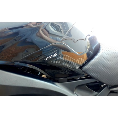 Adhesivos laterales de depósito de resina 3D para motos compatibles Yamaha FZ6 FAZER