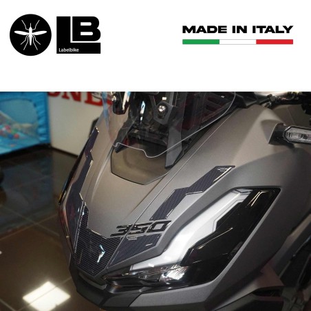 Adesivi muso frontale in resina 3D per scooter compatibili con Honda ADV350 2022