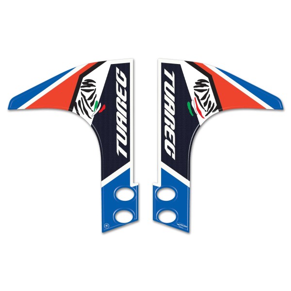 Adesivi Parasteli parafango moto compatibili con Aprilia Tuareg 660 Podium 2024
