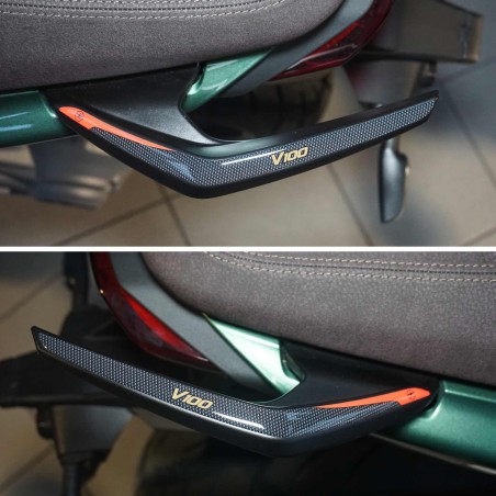 Adesivi protezione maniglie compatibili con Moto Guzzi V100 Mandello 2022 - 2023