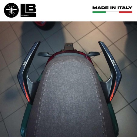 Adesivi protezione maniglie compatibili con Moto Guzzi V100 Mandello 2022 - 2023