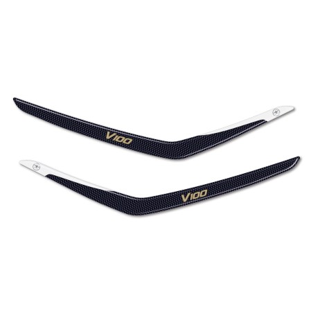 Handle protection stickers compatible with Moto Guzzi V100 Mandello Aviazione