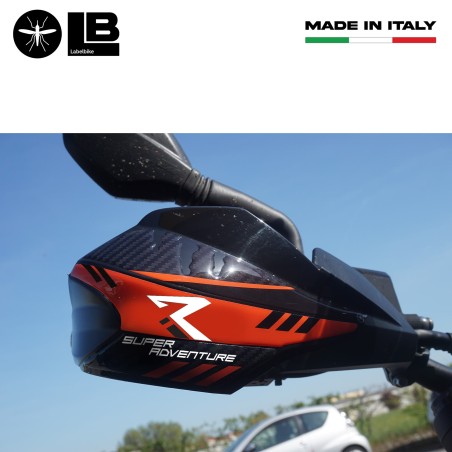 Adesivi Protezione Paramani compatibile con KTM 1290 Super Adventure-R 2016-20