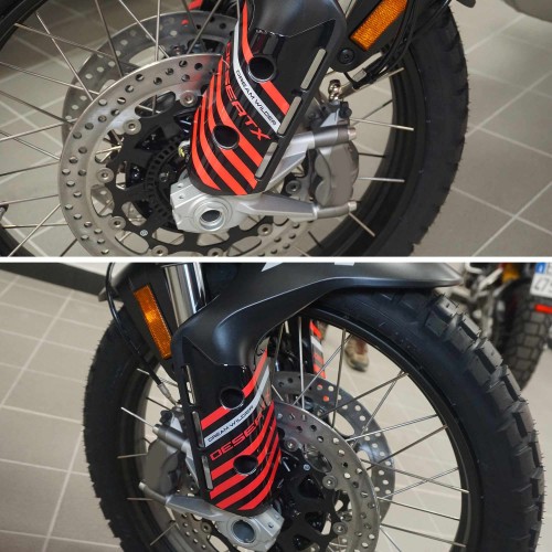 Adesivi Protezione parasteli parafango moto compatibili con Ducati DesertX 2023