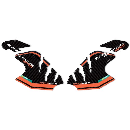Pegatinas Protectores laterales compatibles con KTM 1290 Super Adventure S-R 2021-24 2