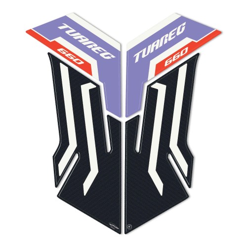 Autocollants Protections latérales de réservoir compatibles avec Aprilia Tuareg Tagelmust 2