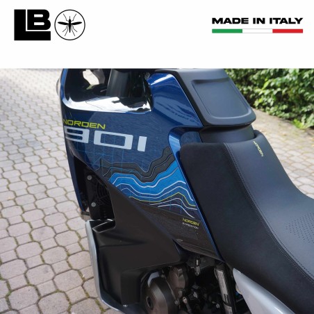 Adesivi Protezioni laterali serbatoio compatibili con Husqvarna Norden 901 2023