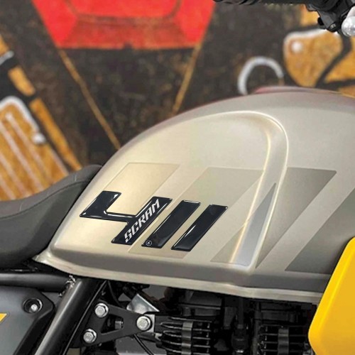 Adesivi protezioni laterali serbatoio compatibili con Royal Enfield Scram 411