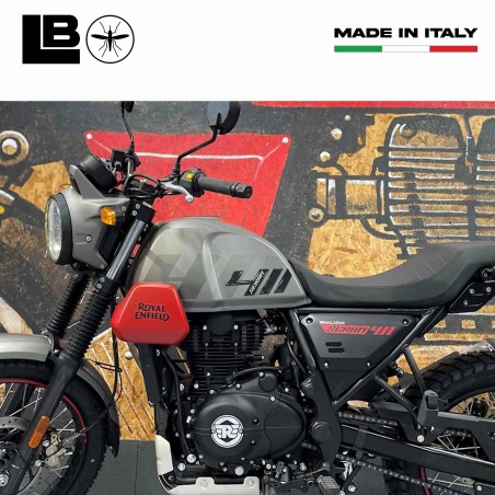 Adesivi protezioni laterali serbatoio compatibili con Royal Enfield Scram 411
