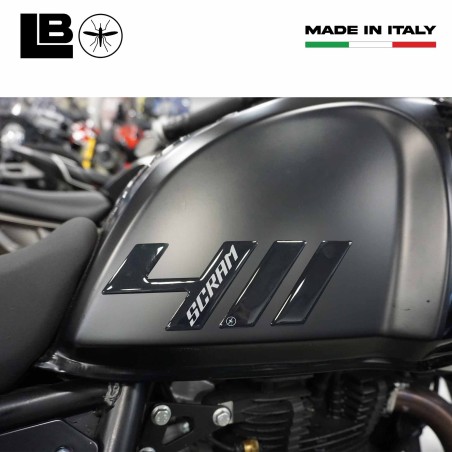 Adesivi protezioni laterali serbatoio compatibili con Royal Enfield Scram 411