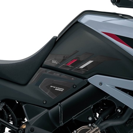 Adesivi protezioni laterali serbatoio moto compatibili con Suzuki V-Strom 1050