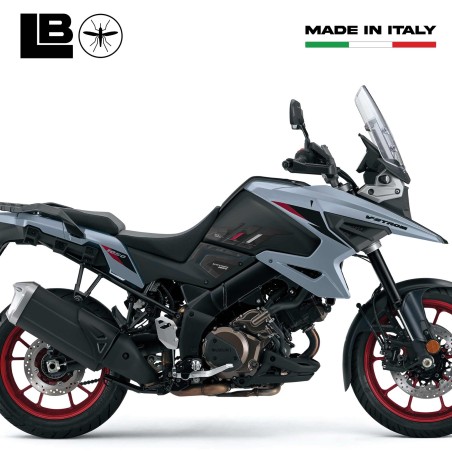 Adesivi protezioni laterali serbatoio moto compatibili con Suzuki V-Strom 1050