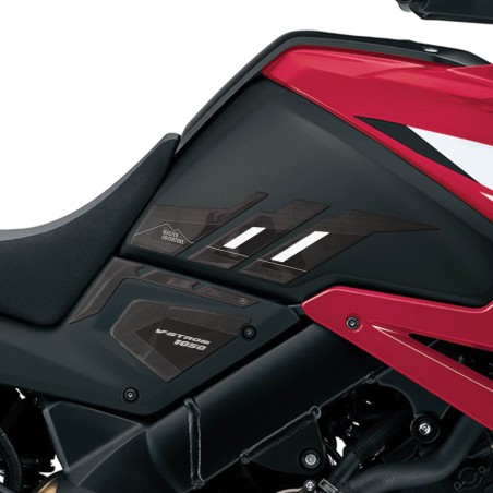 Adesivi protezioni laterali serbatoio moto compatibili con Suzuki V-Strom 1050