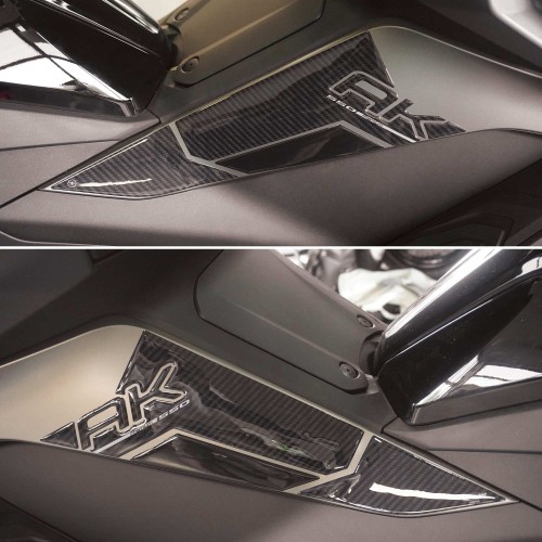 Stickers Scooter Tunnel Side Protectors compatible with Kymco Ak550 Premium
