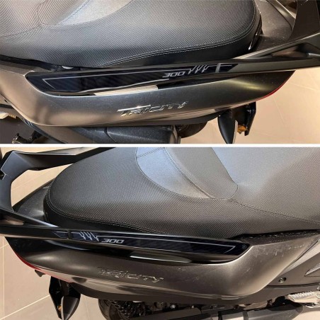 Adesivi Protezioni Maniglie Bauletto compatibili con Yamaha Tricity 300 2020-23