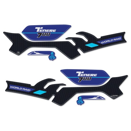Adhesivos de protección paramanos de resina gel 3D compatibles con Yamaha Tenere 700 2023