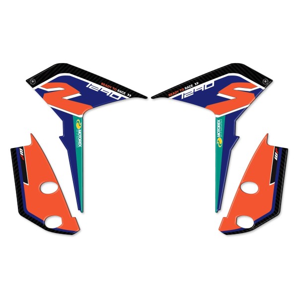 Adesivi Protezioni Parasteli compatibili con KTM 1290 Super Adventure R 2021-22