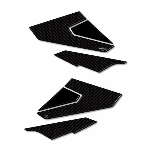 Stickers Rear Footrest Protectors compatible with Kymco Ak550 Premium 2